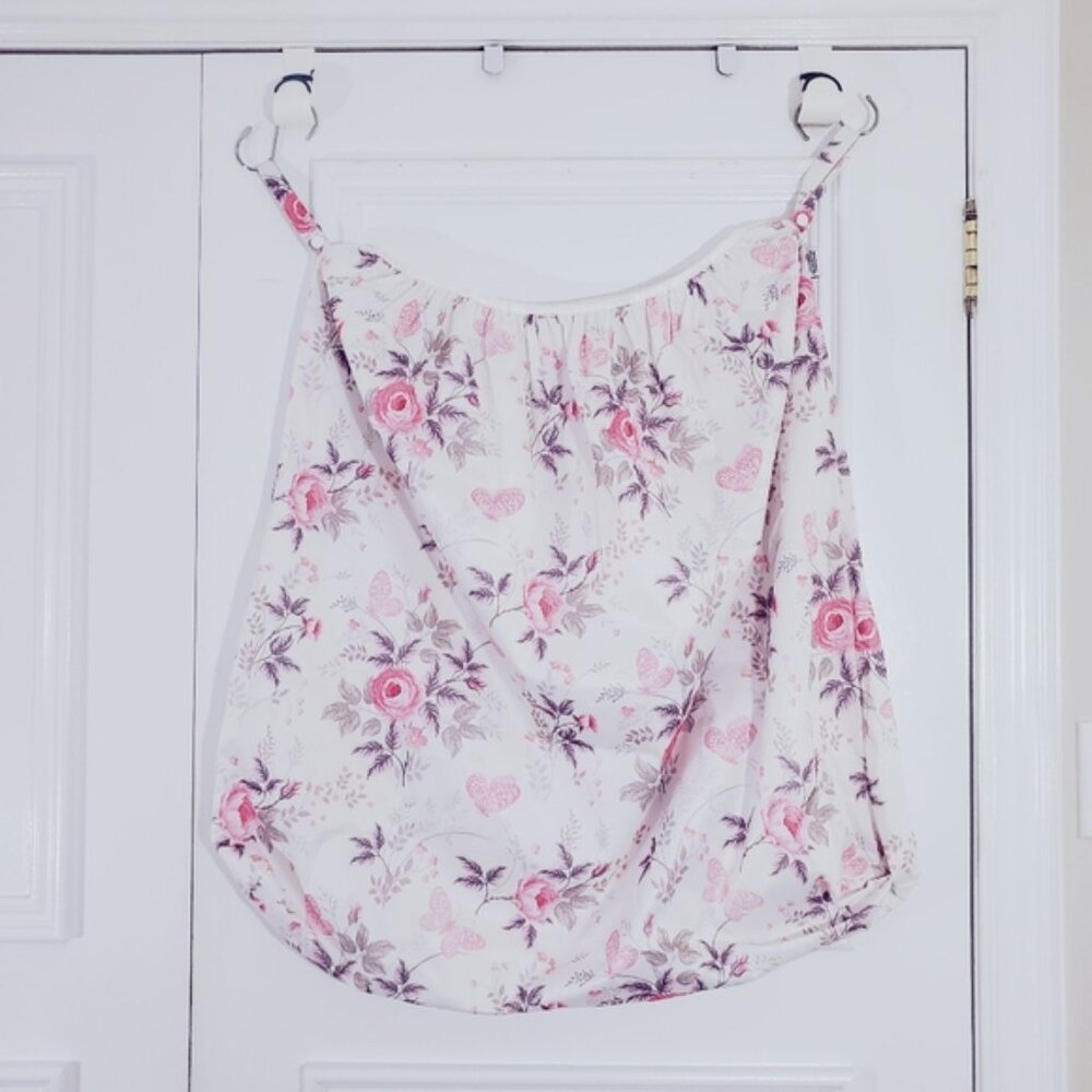 NEW ALVABABY Limited Edition Floral Pink and Purple Bin Waterproof Liners